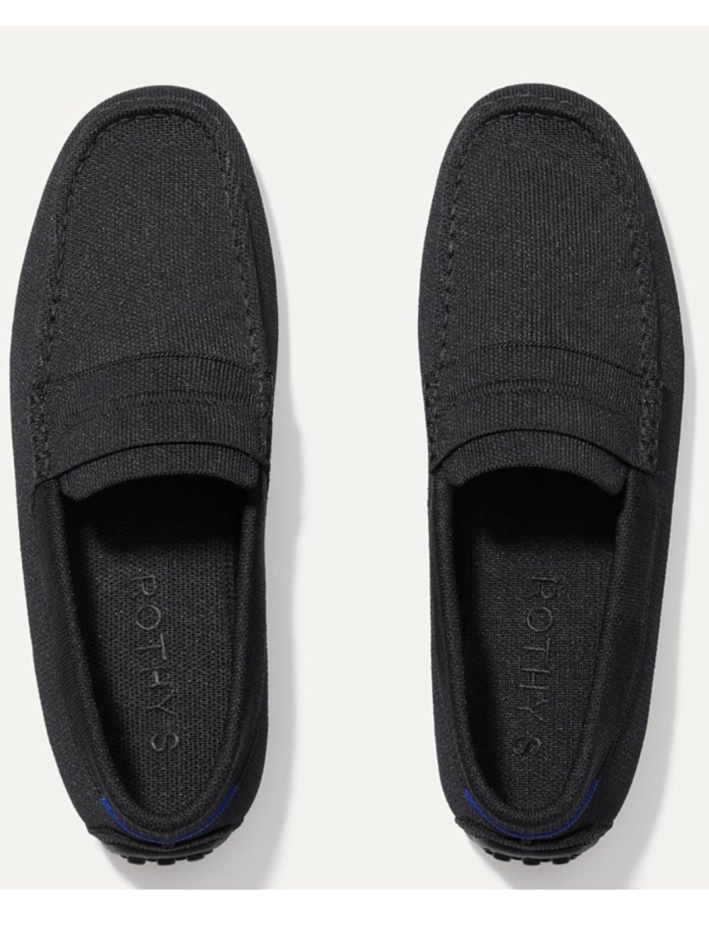 Rothy's Driving Black Slip On Loafers